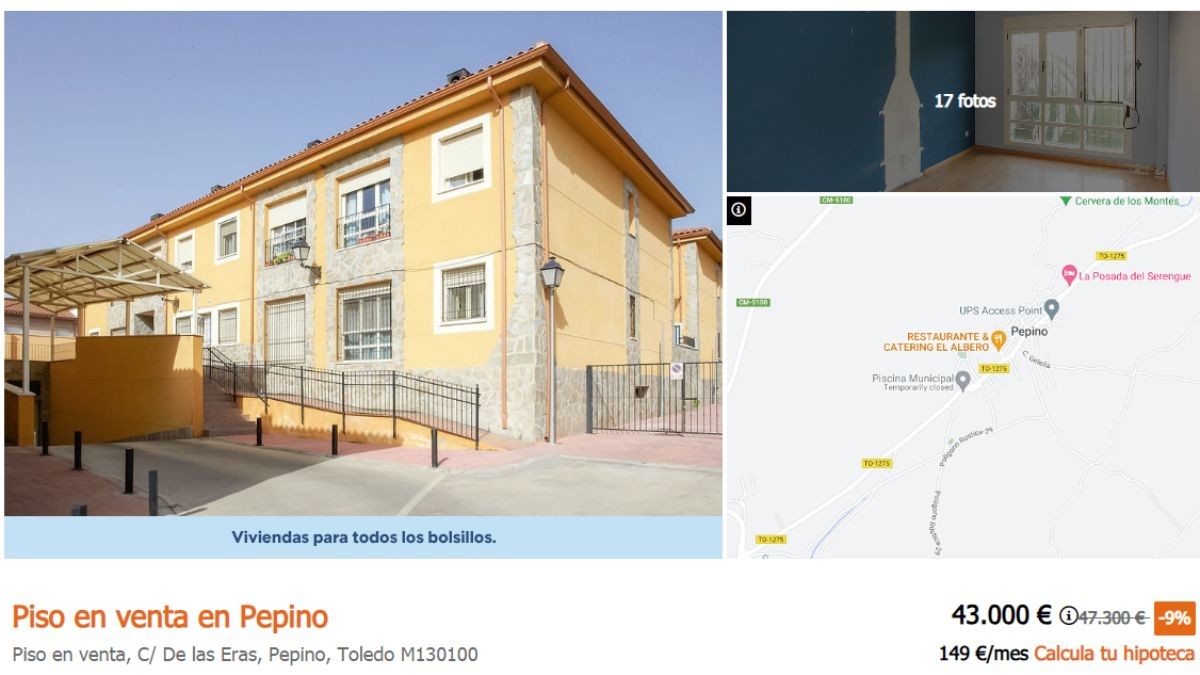 Piso en venta en Pepino | Casaktua