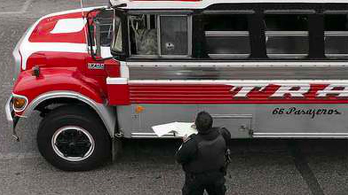 Conductor camion en Guatemala