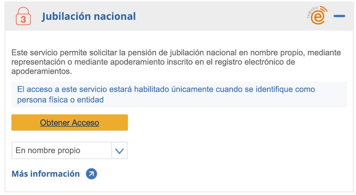 solciitud pension de jubilación