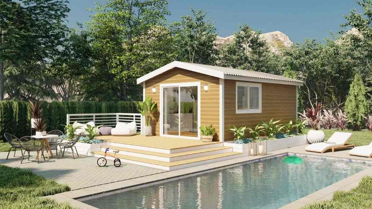 La casa prefabricada más coqueta y totalmente amueblada con mobiliario de diseño: menos de 36.000 euros