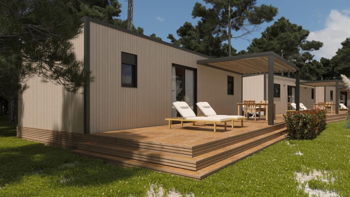 Esta casa prefabricada se vende con todos los muebles: 3 dormitorios, precio único y lista para entrar a vivir