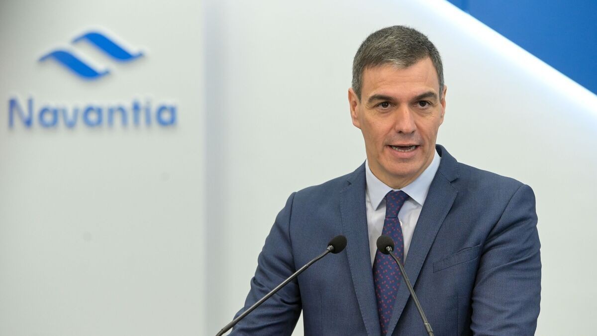 Pedro Sánchez destaca que el nuevo buque de la Armada de Navantia creará 1.800 empleos