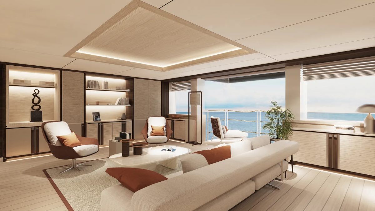 Interior yate Amancio Ortega