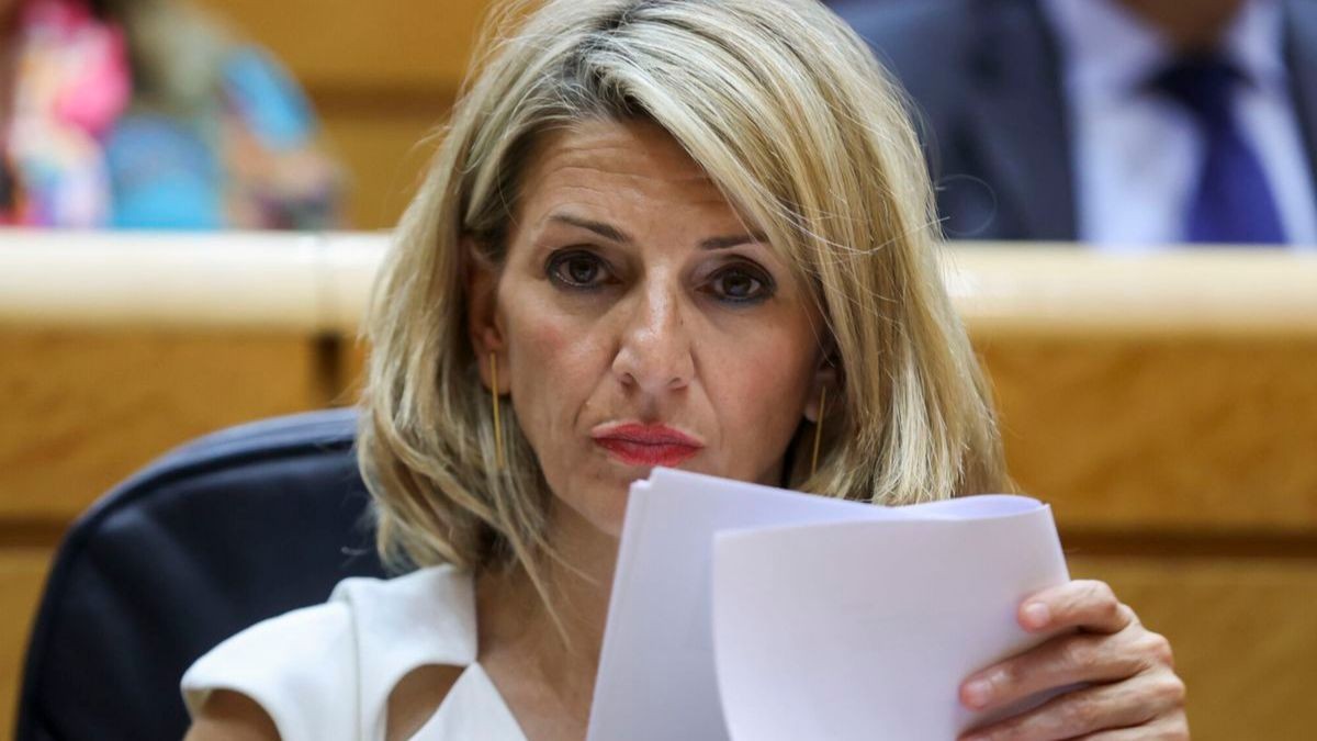 Yolanda Díaz aclara a Garamendi los peligros de dar toda la nómina a los trabajadores
