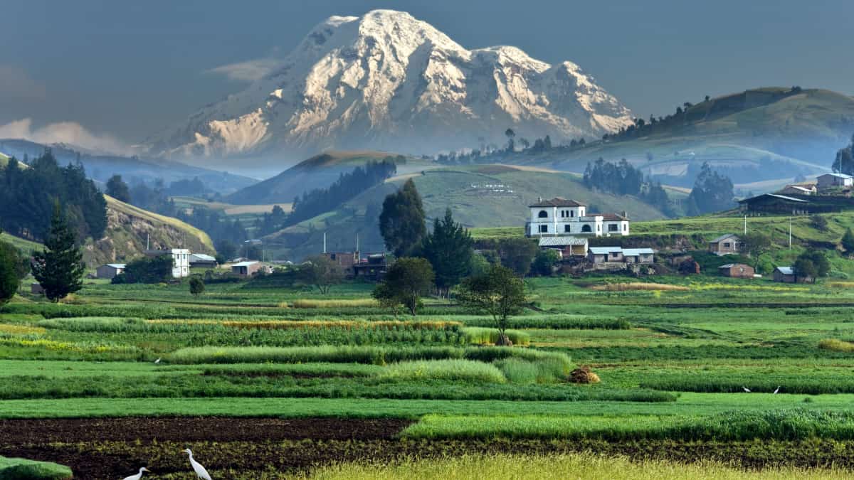 Monte Chimborazo en Ecuador