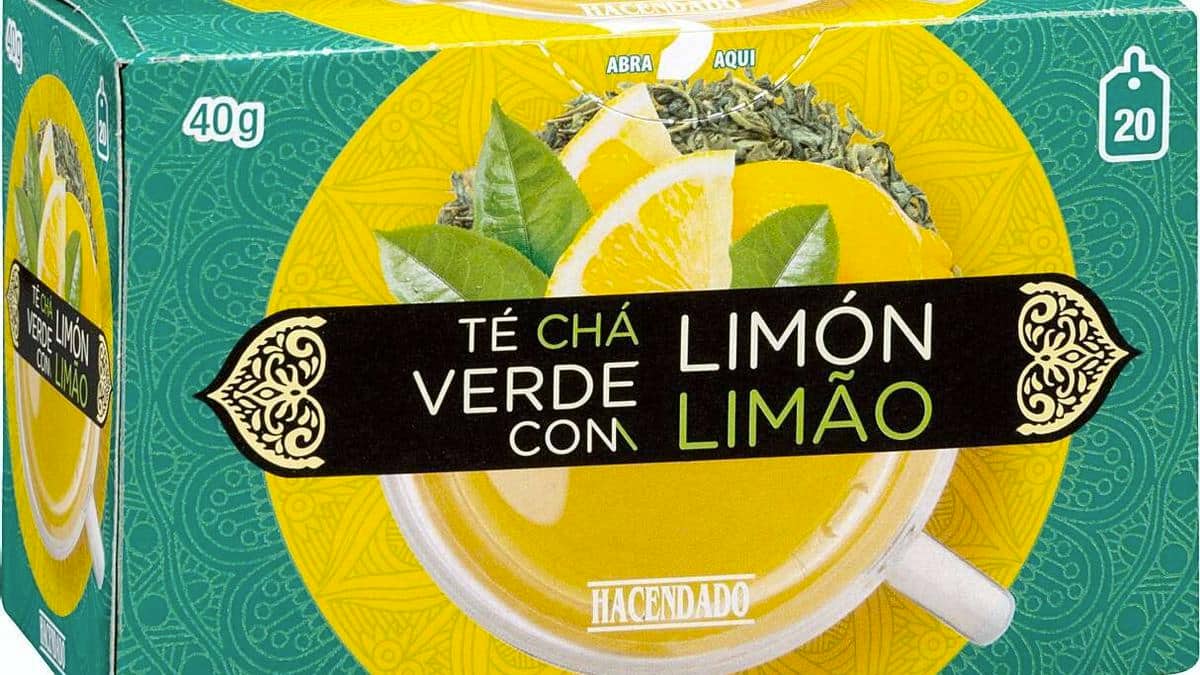 Te verde con limón Hacendado Mercadona