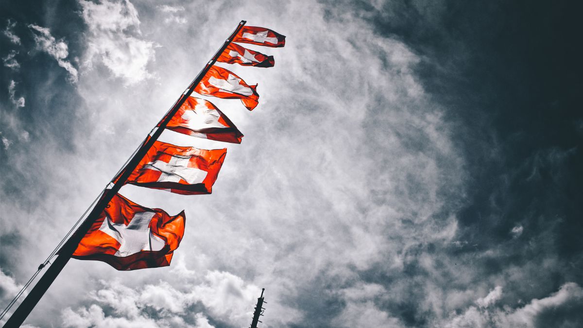 Bandera de Suiza.