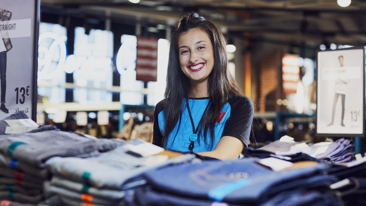Una trabajadora de Primark