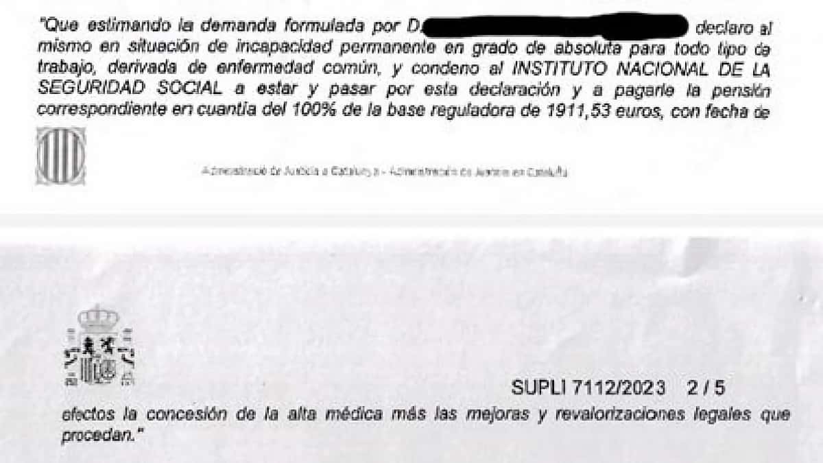 Sentencia del TSJCat