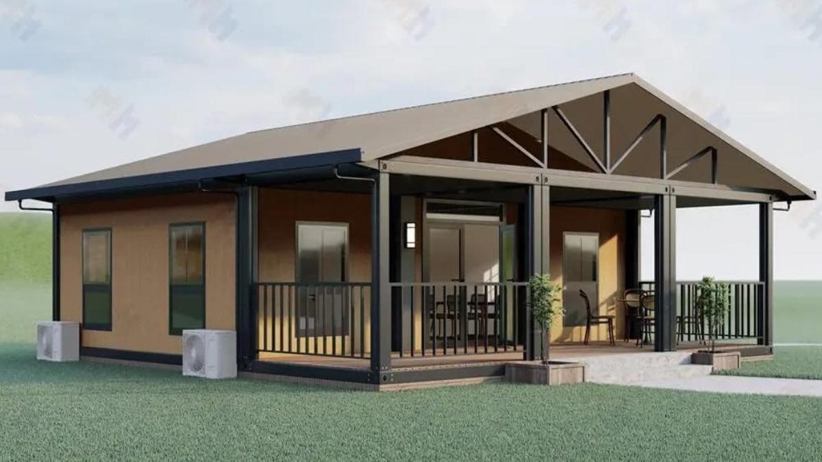 Esta casa prefabricada de más de 80 m² y terraza se vende por solo 25.000 euros en Amazon