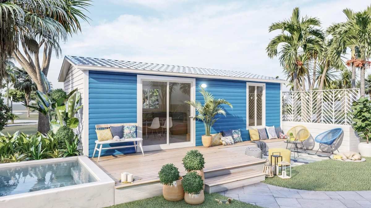 La casa prefabricada que se vende lista para entrar a vivir: con muebles y cocina equipada por un precio único
