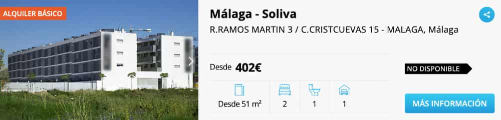 Pisos de alquiler en Málaga