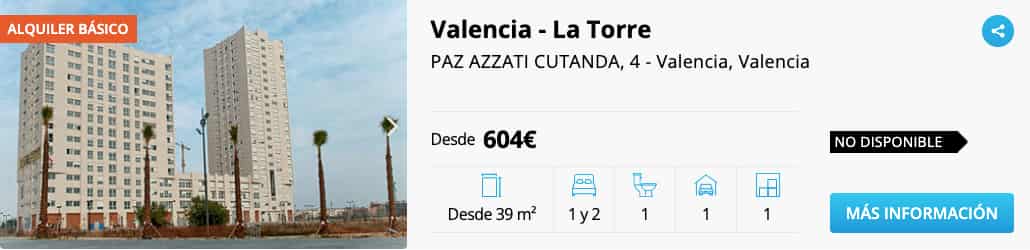 Pisos de alquiler en Valencia