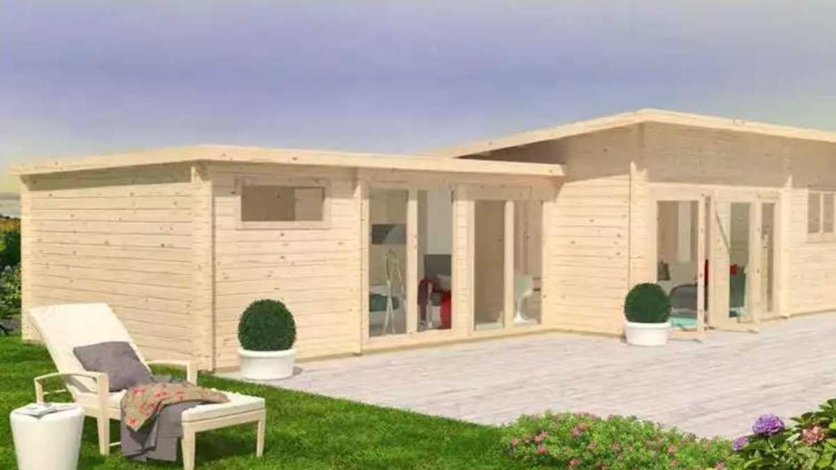 Así es la casa prefabricada con espacio para toda la familia: 3 habitaciones y dos baños por solo 15.000 euros