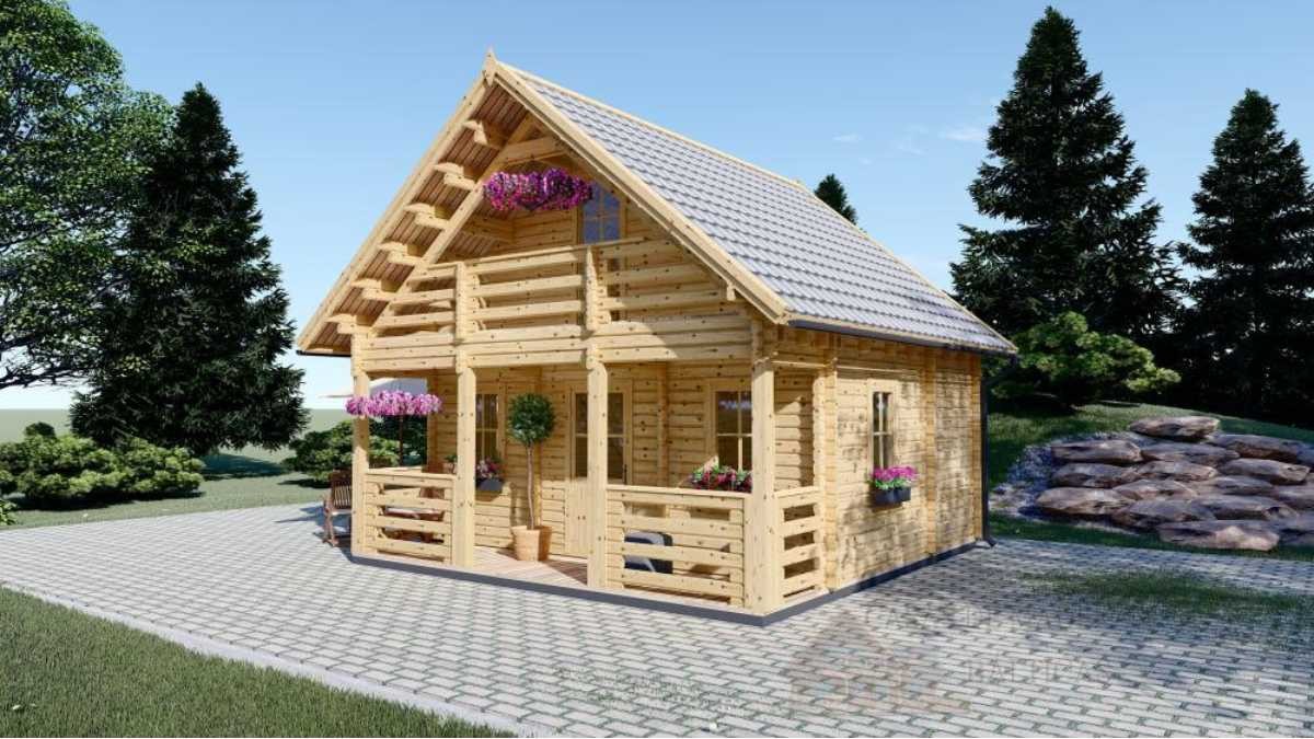 Esta casa prefabricada con 2 plantas, 2 dormitorios, porche y terraza, se vende a un precio único: menos de 14.000 euros