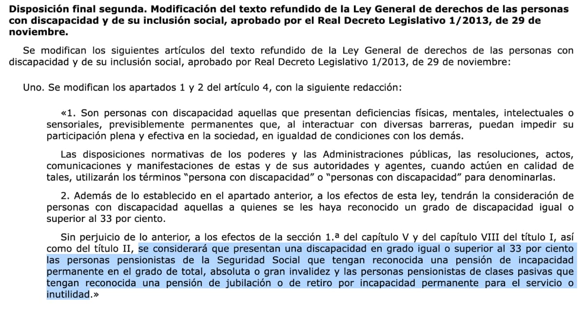 Disposición final segunda de la Ley 3/2023