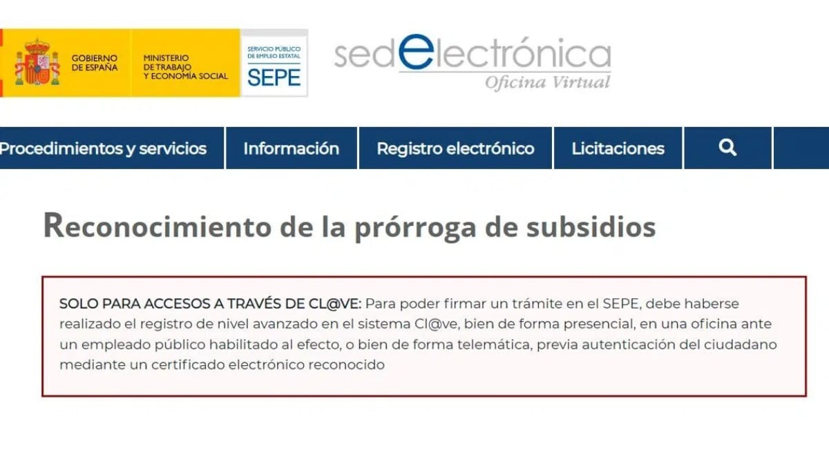 Cómo renovar el subsidio por desempleo del SEPE