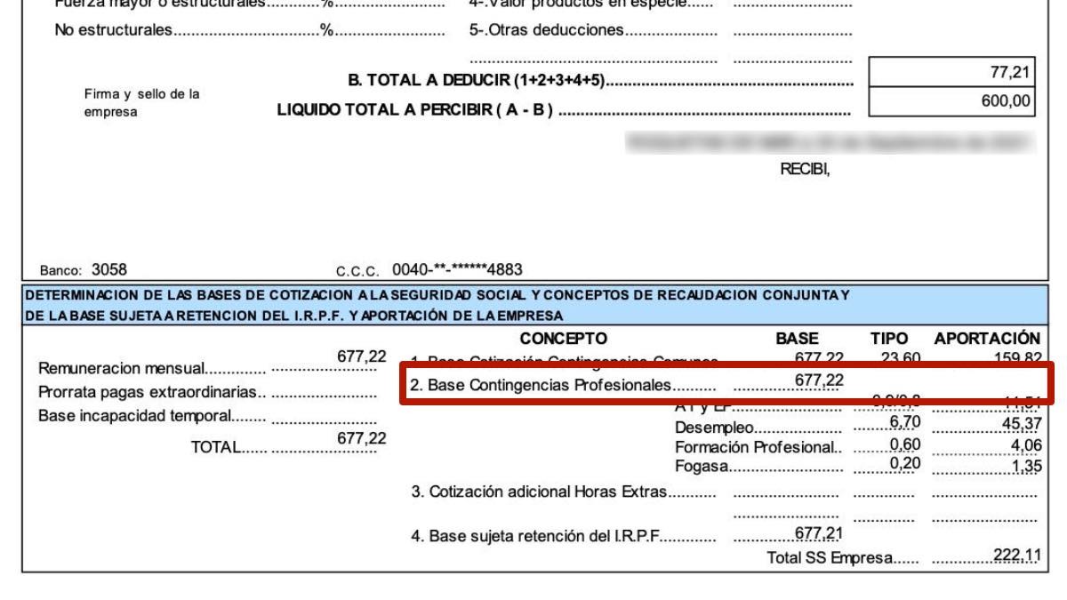 El dato que debes consultar en tu nómina para saber la prestación por desempleo que te queda