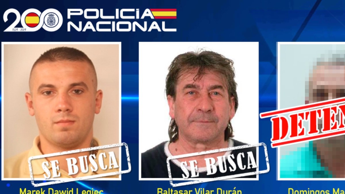 Estos son los 10 fugitivos más buscados en España: la Policía Nacional publica sus fotos