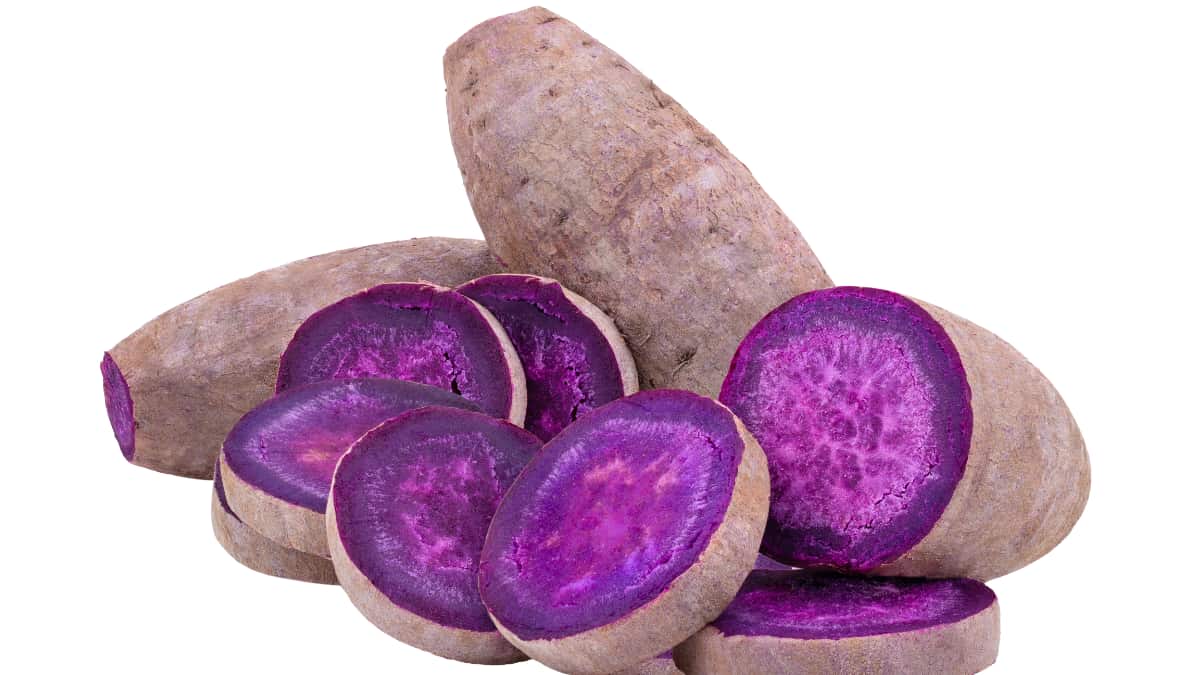 Ñame morado natural