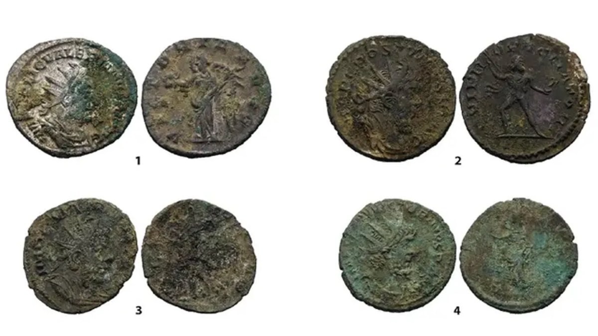 Encuentra un tesoro con miles de monedas del Imperio Romano y los arqueólogos se llevan una sorpresa
