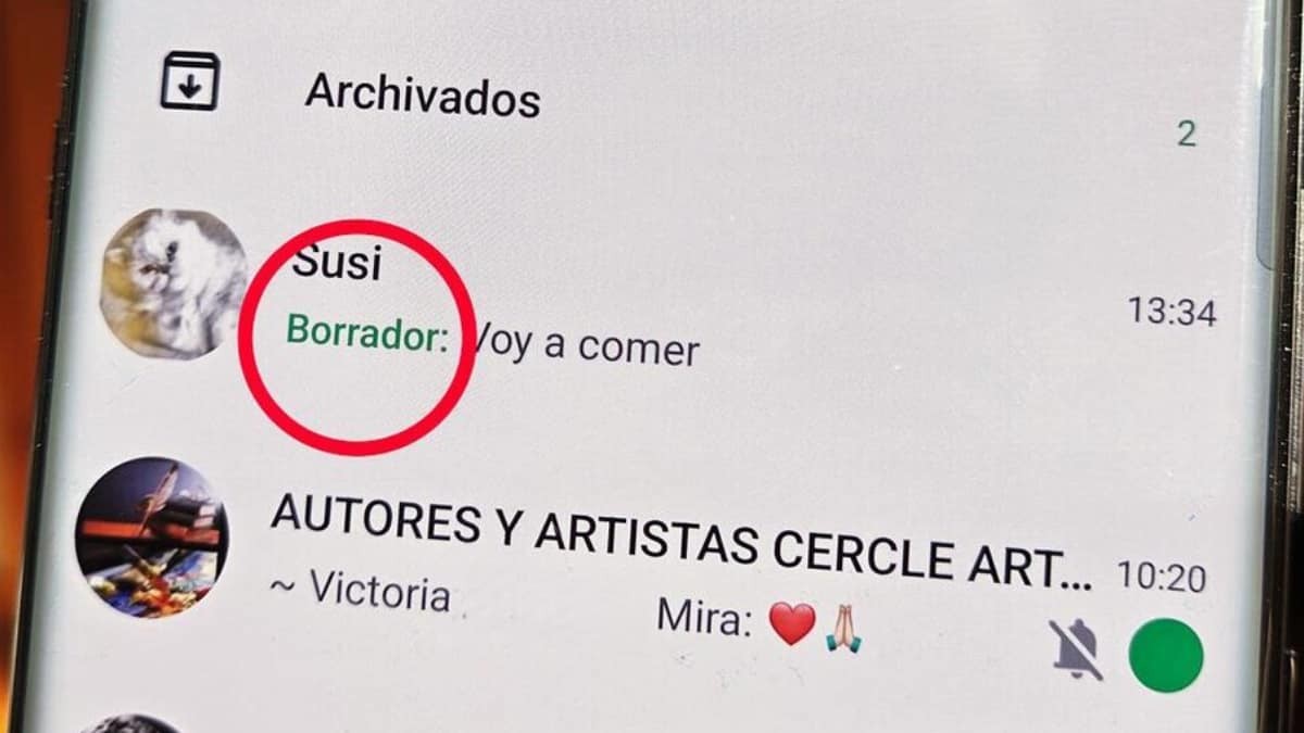 Borrador de WhatsApp: qué es y cómo usarlo