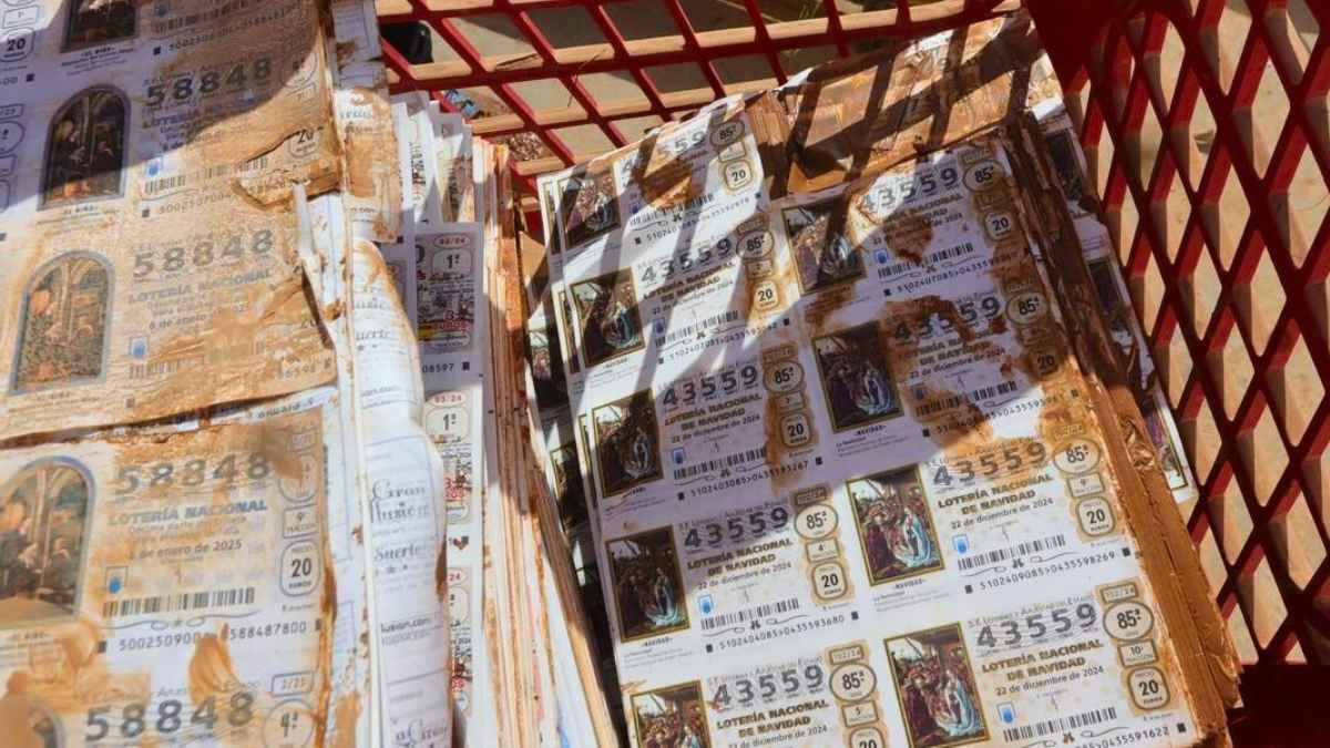 El número de la Lotería de Navidad con la fecha de la DANA está casi agotado