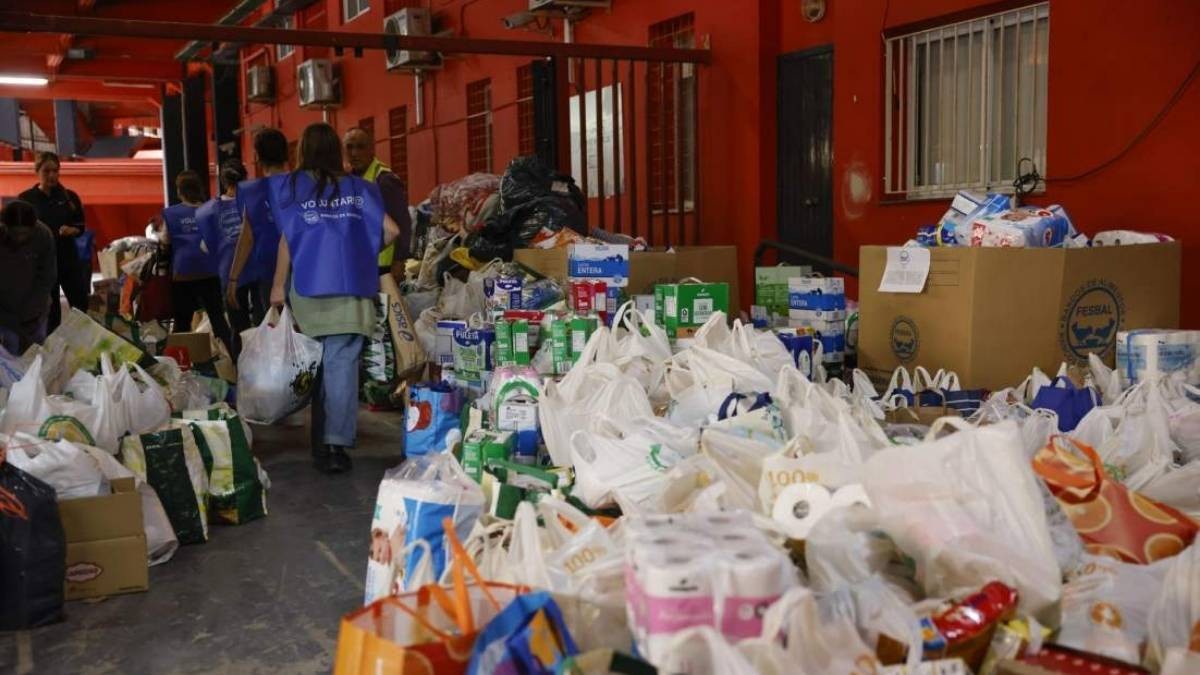 Puntos de recogida en Barcelona para hacer donaciones a los afectados por la DANA