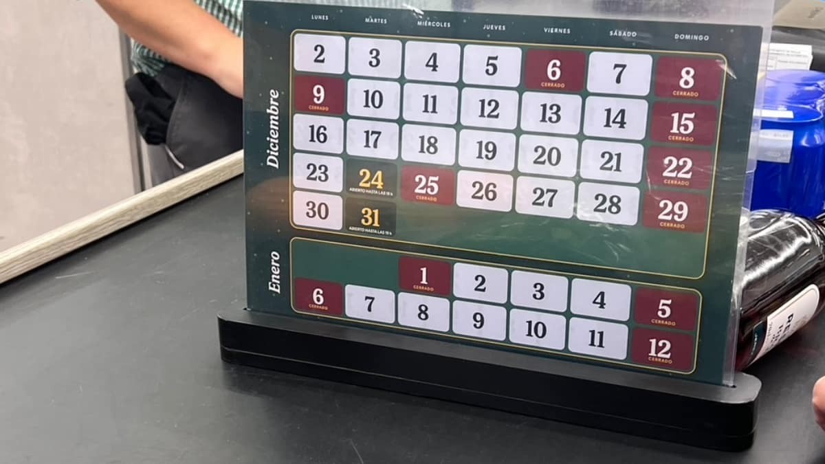 Hasta que hora abre Mercadona el 31 de diciembre: horario de apertura y cierra para Nochevieja y Año Nuevo