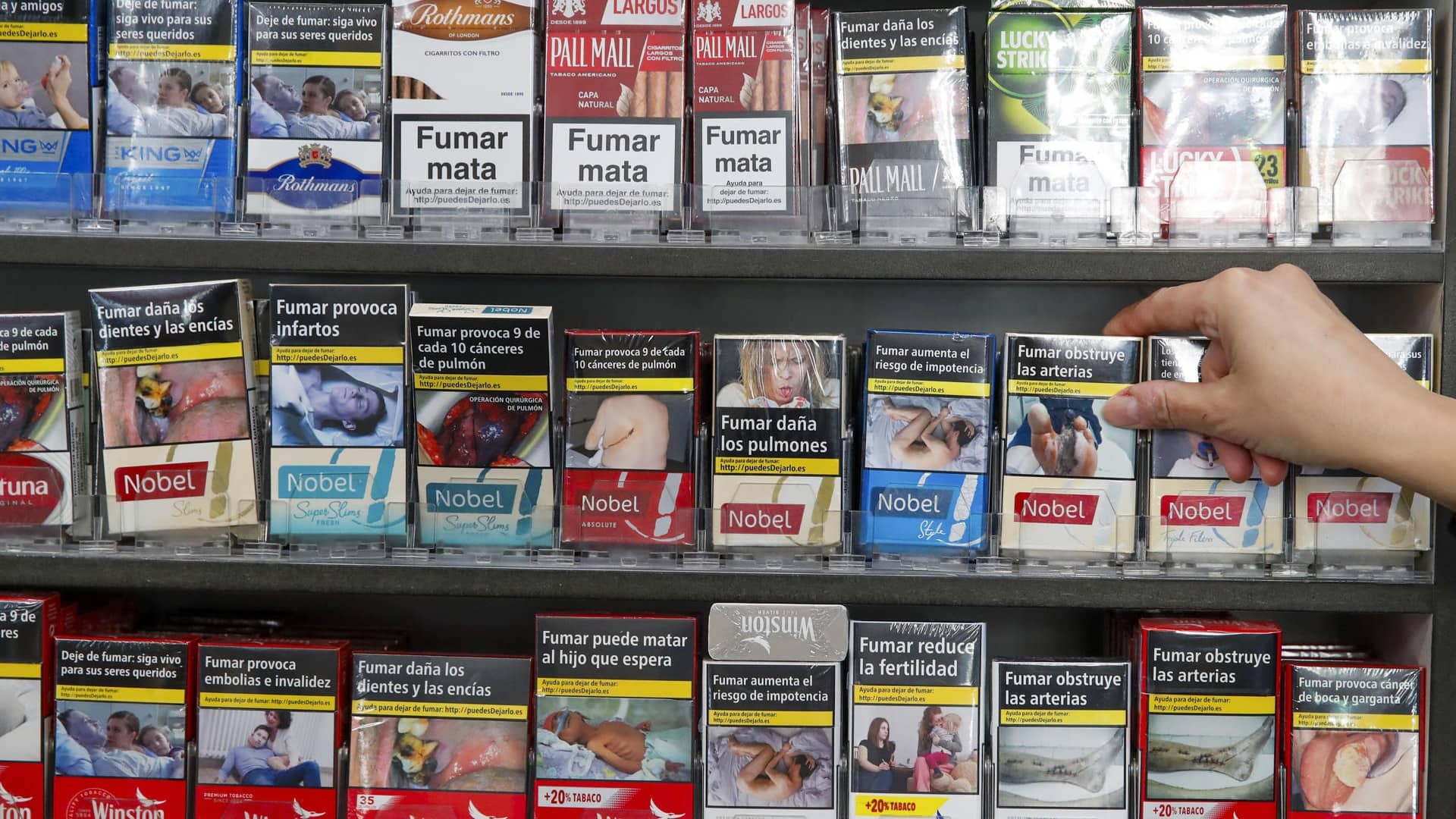 El precio del tabaco cambia afectando a las marcas más consumidas como Marlboro, Chesterfield o L&M