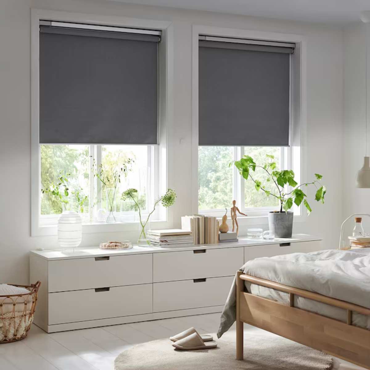 Estor opaco automático Ikea
