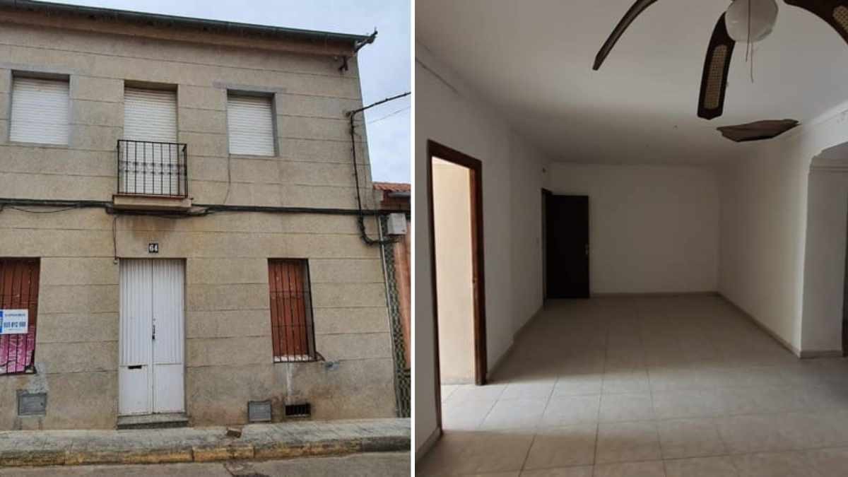 CaixaBank ofrece un chalet adosado con 212 metros y 6 dormitorios por tan solo 30.000 euros