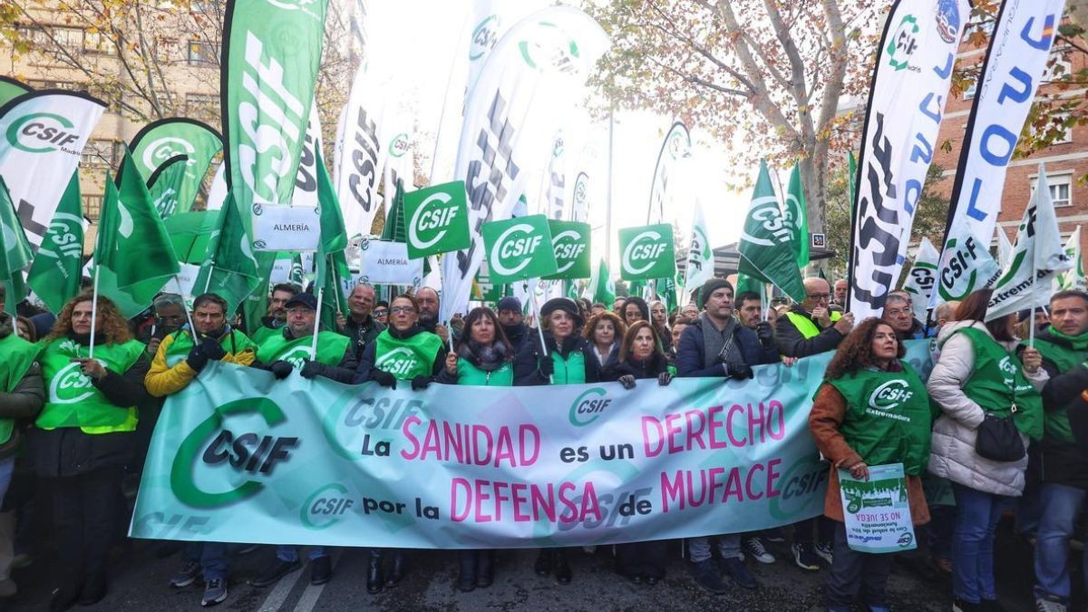 CSIF convoca una huelga de funcionarios el 13 de febrero por la incertidumbre de Muface