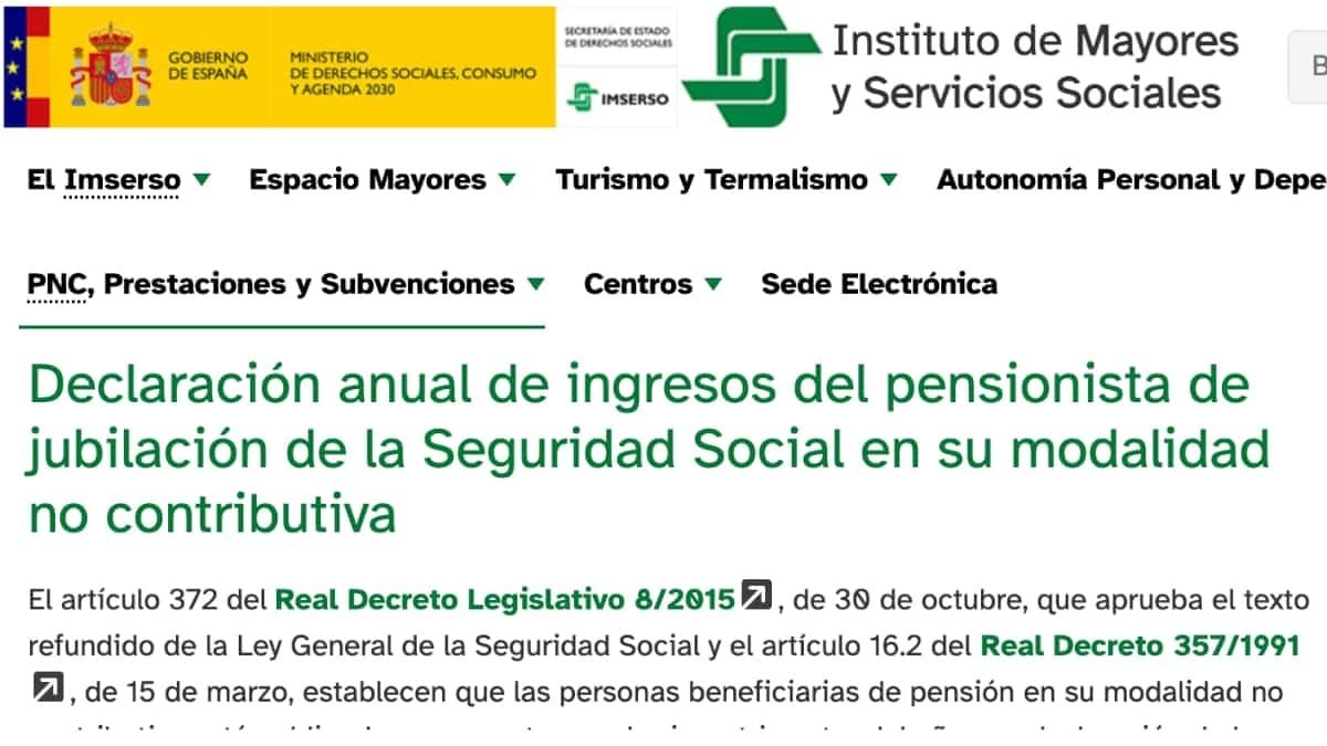 La Seguridad Social suspenderá la pensión a los que no presenten este documento antes del 31 de marzo