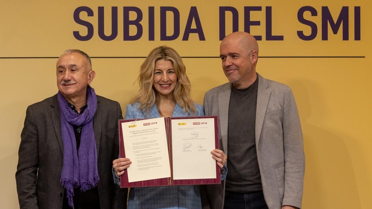 Trabajo confirma una fecha clave para la subida del SMI en 2025