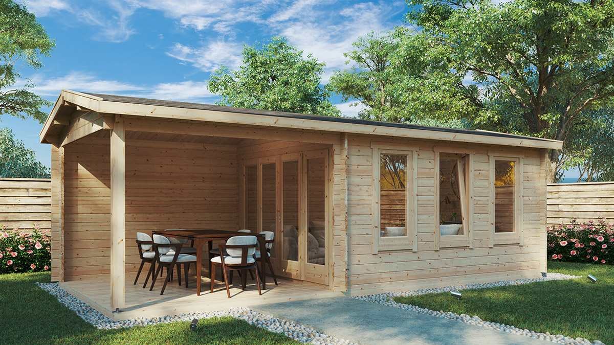 La baratísima casa prefabricada con porche techado que sorprende por su precio: menos de 7.000 euros