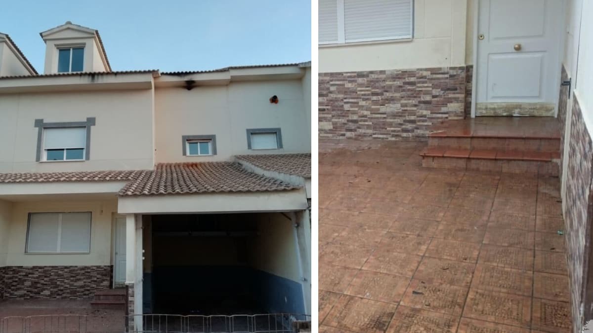 CaixaBank ofrece un chalet adosado con 175 metros y 4 dormitorios por tan solo 56.000 euros