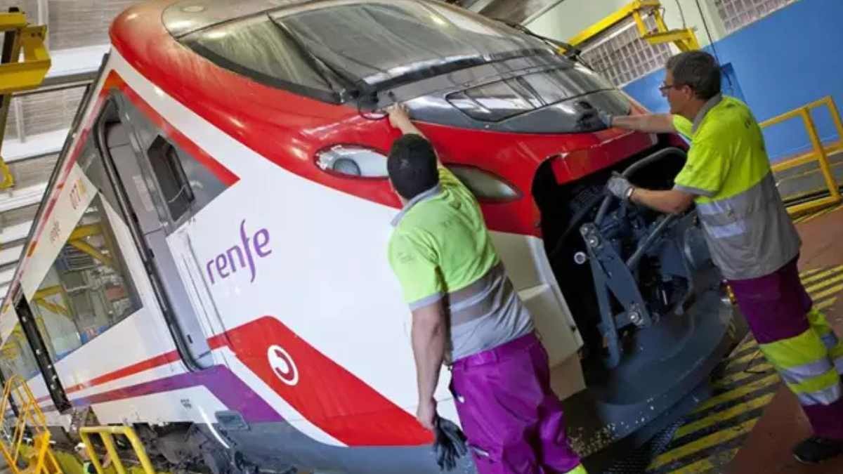 Renfe convoca una nueva Oferta Pública de Empleo: 210 nuevos trabajadores para incorporar a sus talleres