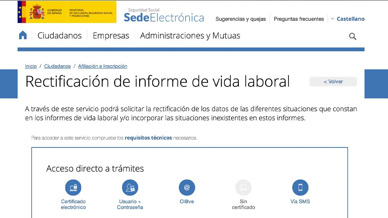 La Seguridad Social informa del cambio que debes hacer en el informe de vida laboral