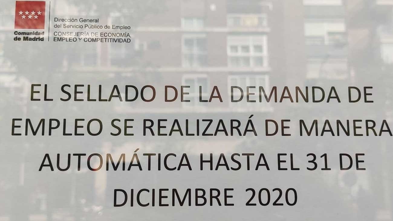 El SEPE renueva de forma autonómica la demanda de empleo hasta el 31 de diciembre de 2020