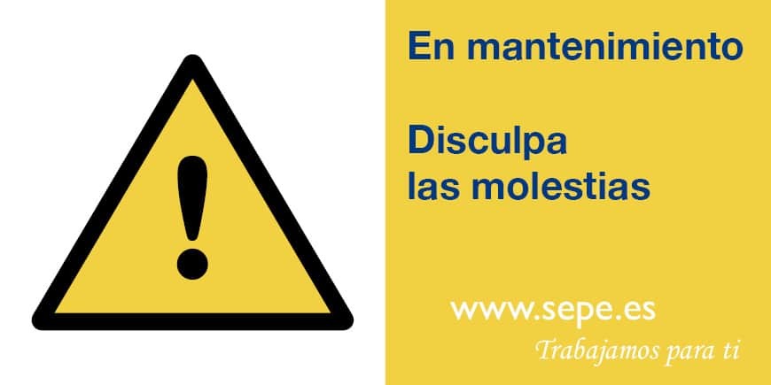 La Sede Electrónica del SEPE no funciona hasta el domingo 13 de diciembre