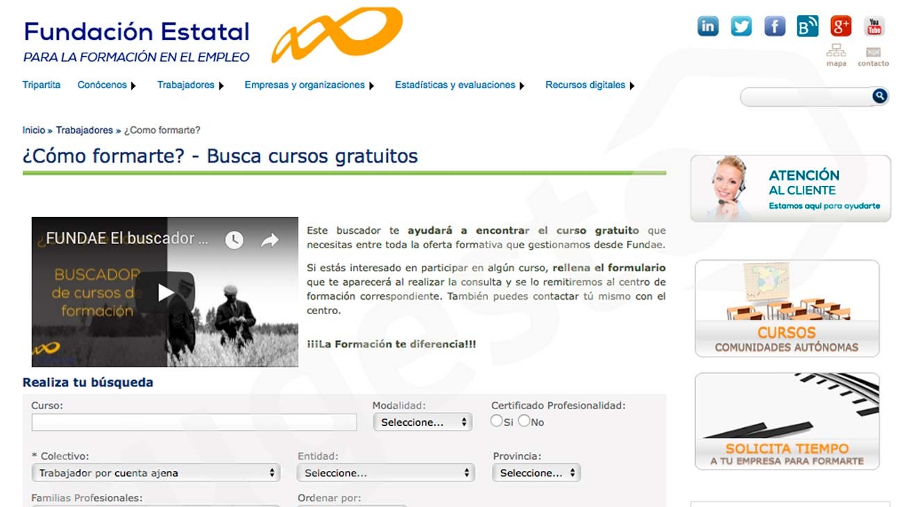 Cursos gratis online del SEPE para trabajadores en ERTE y autónomos
