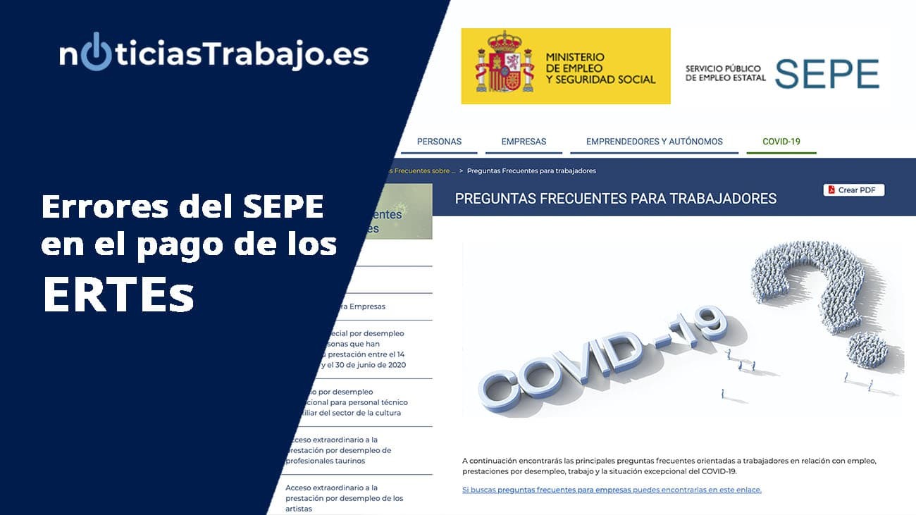¿Cuáles son los errores del SEPE en el pago del ERTE que te obligan a devolver el dinero de la prestación?