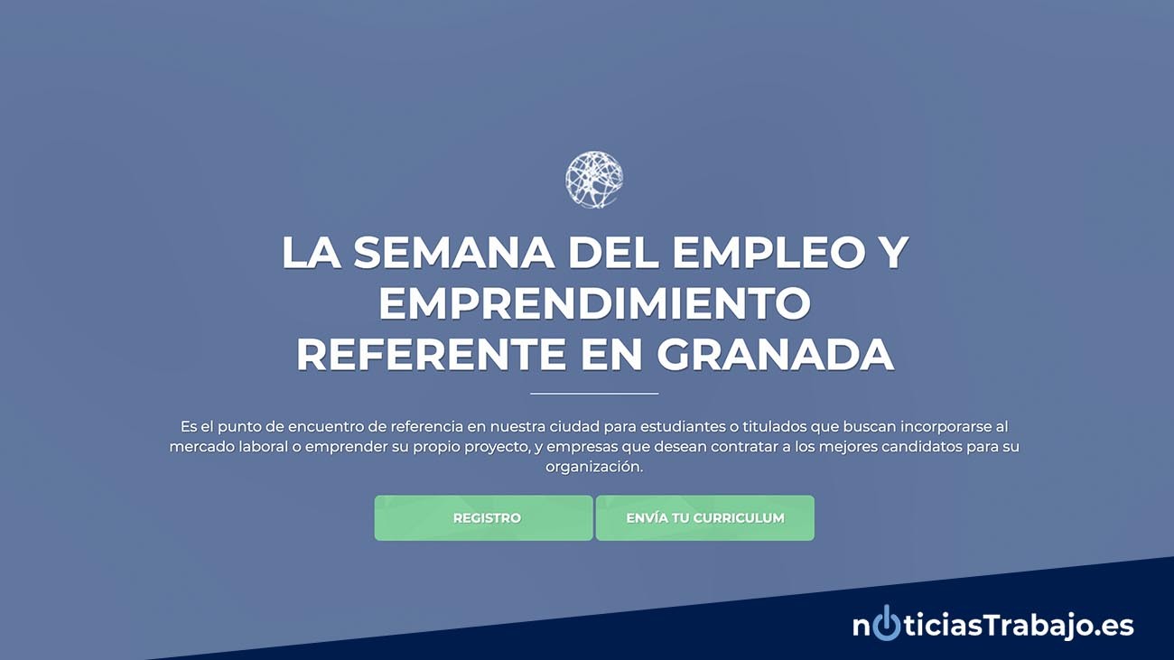 Semana del empleo y el emprendimiento en Granada, del 14 al 18 de diciembre de 2020