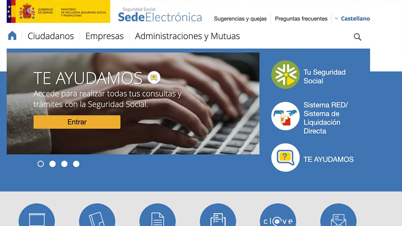 La Seguridad Social avisa de nuevos trámites y gestiones disponibles por SMS