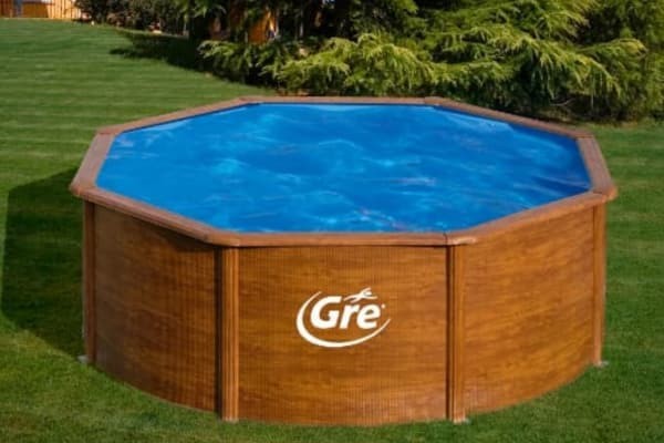 Piscina desmontable de madera