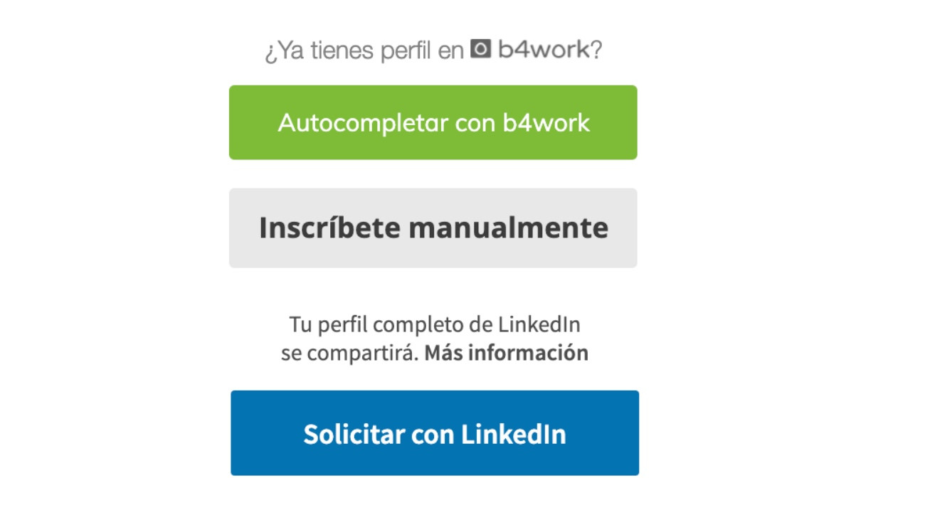 paso 2 para enviar el CV a Leroy Merlin