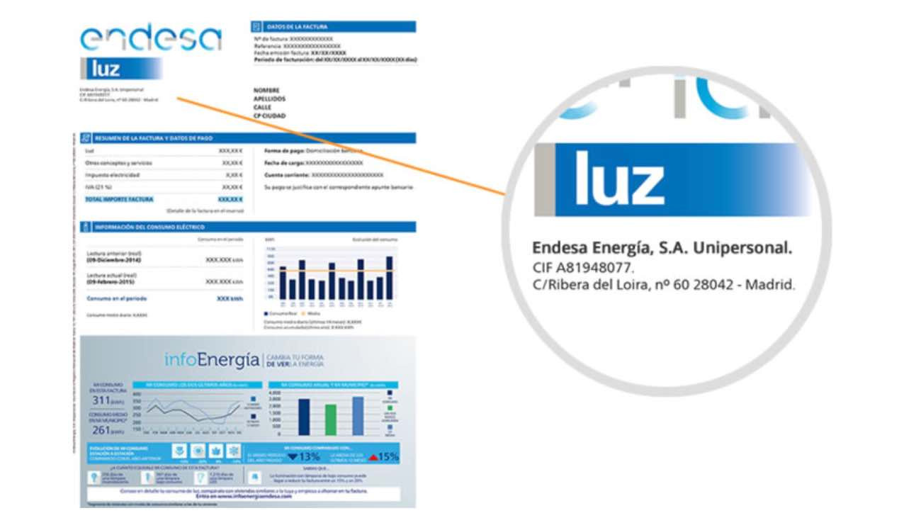 Endesa factura luz