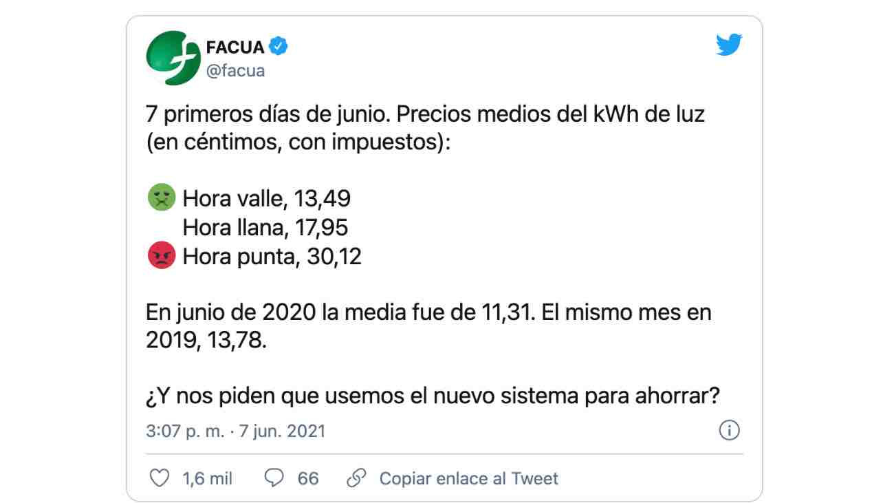 tarifazo electrico facua