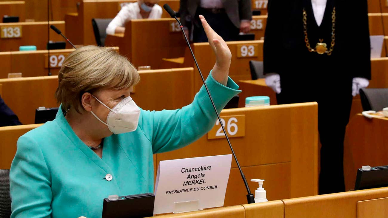 Angela Merkel ingreso minimo vital en Alemania